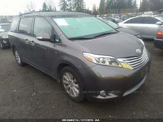   TOYOTA SIENNA XLE/LIMITED, 2016