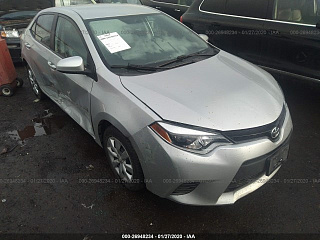 TOYOTA COROLLA 2015